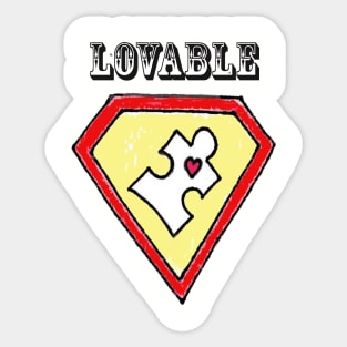 Lovable Sticker